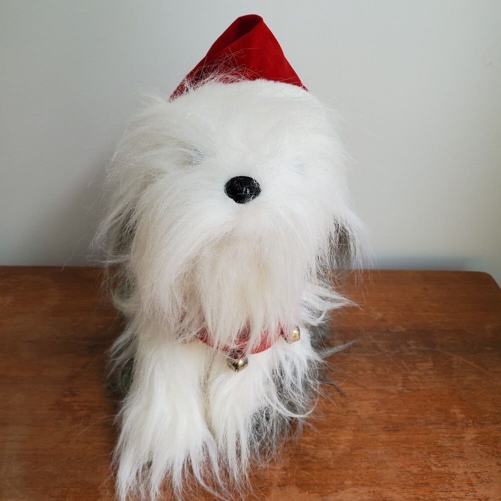 Gemmy Animated Plush Sheep Dog Puppy Sings Moves Christmas Music Howls Carols